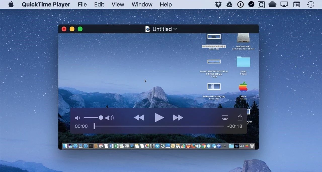 Quicktime для презентации